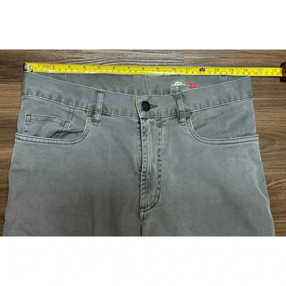 Faherty Men's Comfort Twill 5 Pocket Pants 2.0 Stretch Grey Slim Fit Sz 32x29